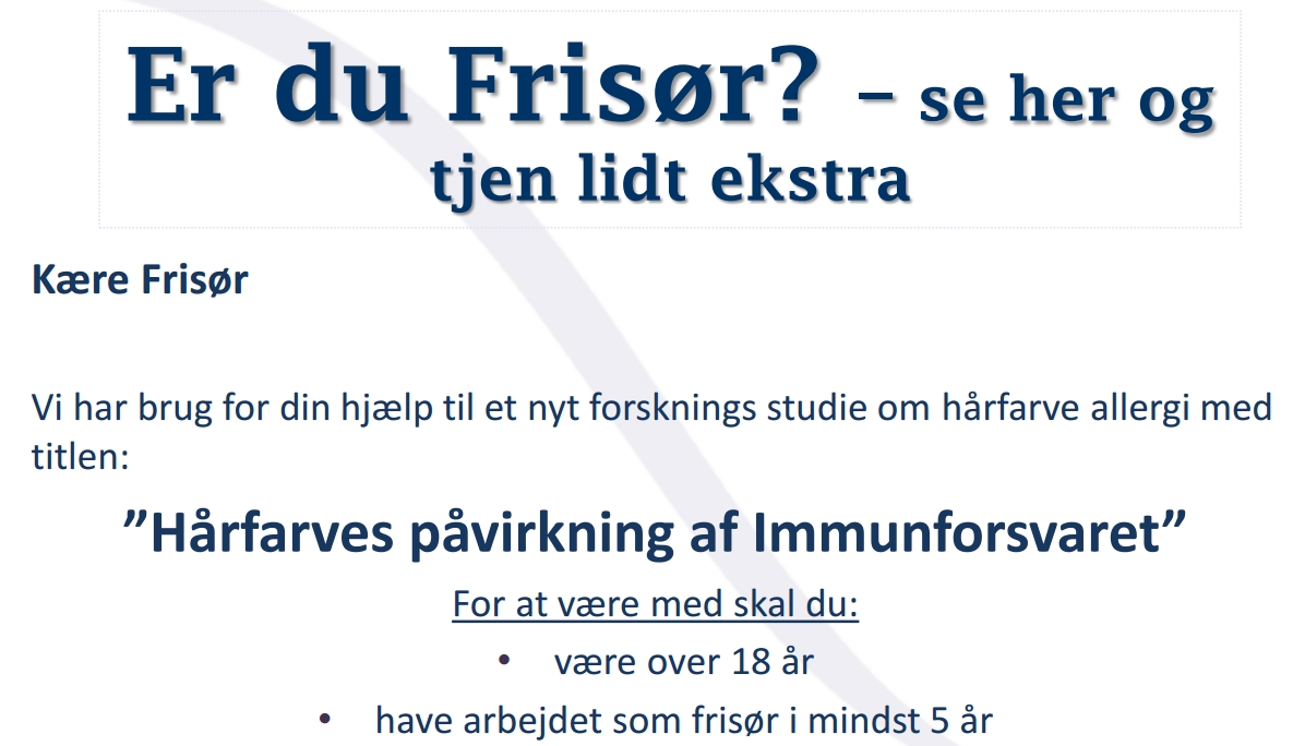 Er du Frisør? – se her og tjen lidt ekstra